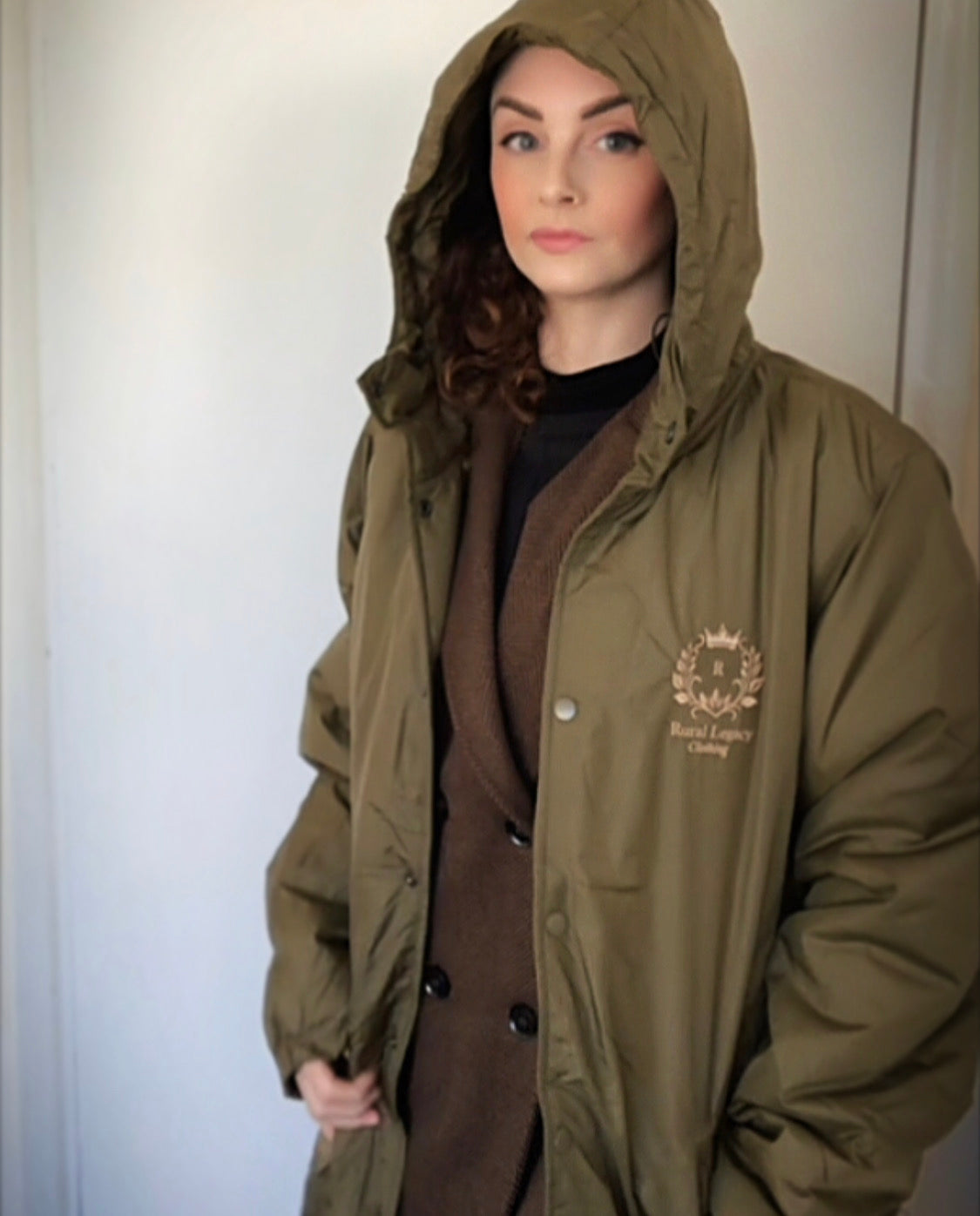 Unisex padded parka jacket