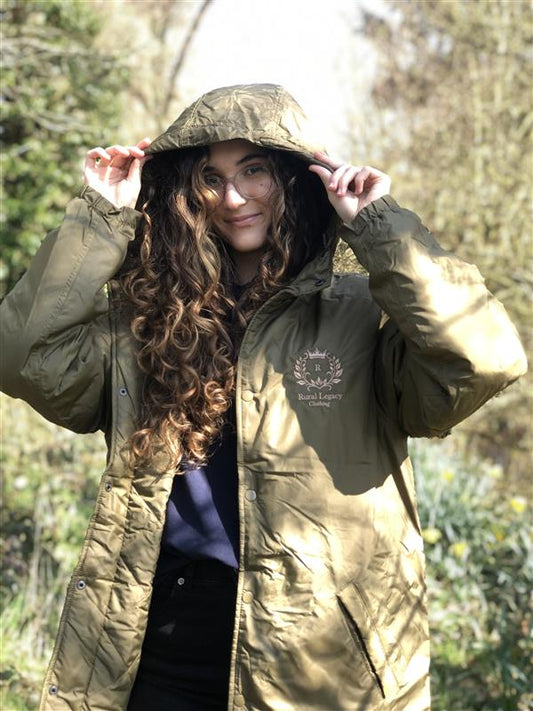 Unisex padded parka jacket